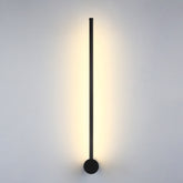 Applique Murale LED Moderne, Applique Longue Minimaliste Noire Intérieur